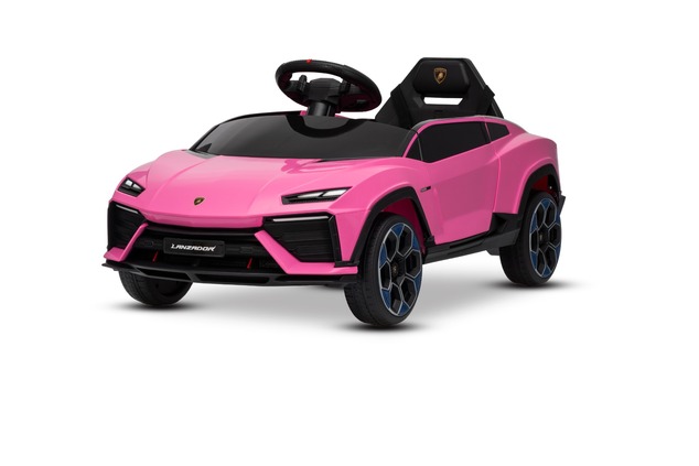 Electric Ride-on Car Lamborghini Lanzador 12V with rear-wheel drive, licensed (Single seater), pink,