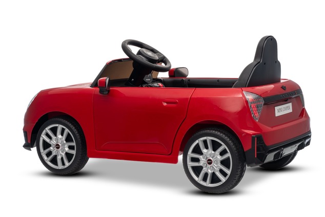 Electric Ride-on car Mini Cooper 12V, red, MP3 Player with USB and Bluetooth connection, 2.4 GHz rem