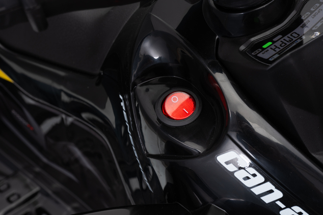 Licencovaná dětská elektrická mini čtyřkolka 25 W | Can-Am Renegade | Lithiový akumulátor 7,2 V | Černá