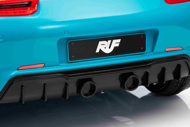 Electric Ride-on car RUF GT 12V, blue, Opening doors, 2.4 GHz remote control, LED lights front and r