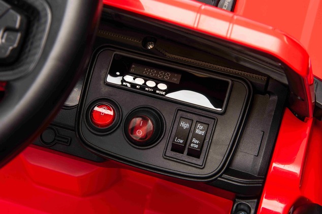 Electric Ride-On Car Ford Bronco with Rear-Wheel Drive, Licensed (Single-Seater), Red, Lithium Batte