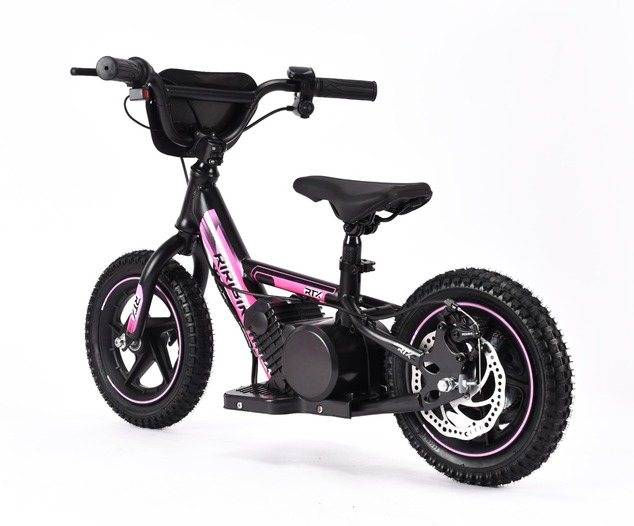 Children's electric balancer RIRIBIKE RTX3 24V (12"), pink, Lithium battery, 100W motor, Disc brake,