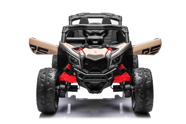 Electric Ride-on car Can-am Maverick One-seater with 4X4 drive, Black, Independent suspension, 2.4 G