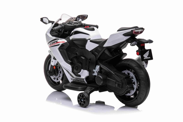 Electric Motorbike HONDA CBR 1000RR, Licensed, 12V battery, Leatherette seat, Plastic wheels, 30W En