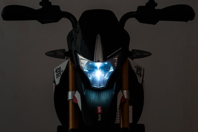 Electric Motorbike APRILIA DORSODURO 900, Licensed, 12V battery, EVA soft wheels, 2 x 18W Engines, S