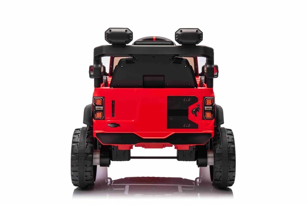 Electric Ride-On Car Ford Bronco with Rear-Wheel Drive, Licensed (Single-Seater), Red, Lithium Batte