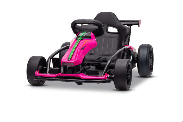 Drift kart elettrico per bambini 24 V | Beneo Motors Drift Car | Rosa | 2 × 200 W | Batteria al litio
