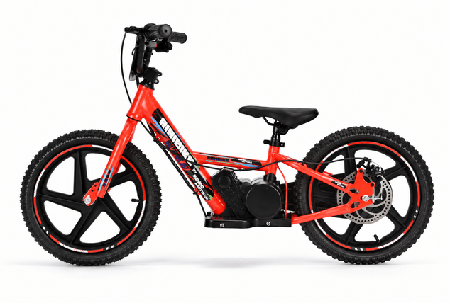 Elektrické odrážedlo | Beneo Motors RIRIBIKE RTX6 | Červené | 24 V | Motor 250 W | 16" kola
