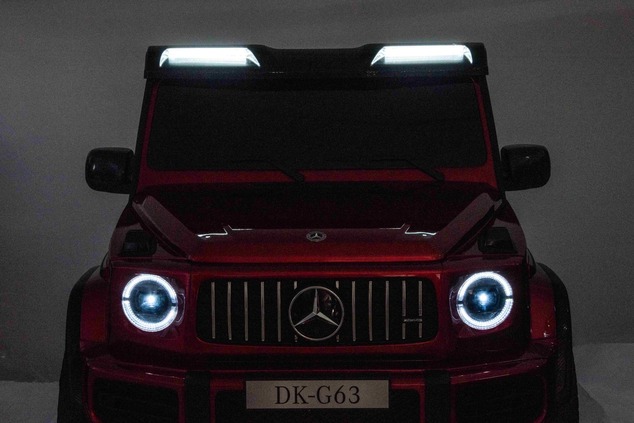 Electric Ride-on car Mercedes-Benz G63 AMG 4x4² Two-seater 24V, Red painted, MP4 Player with USB/AUX