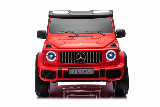Electric Ride-on car Mercedes-Benz G63 AMG 4x4² Two-seater 12V, red, MP3 Player with USB/AUX input,