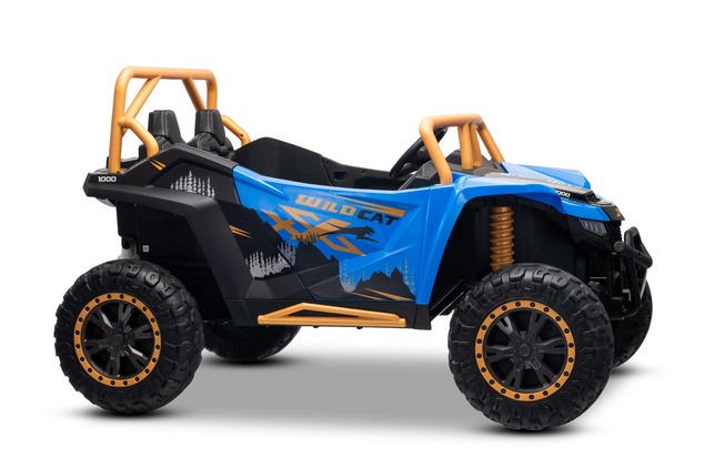 Electric Ride-on buggy Artic CAT XXL 4x4 24V, blue, two-seater, Soft EVA wheels, Powerful engines, L