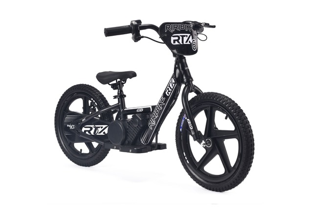 Children's electric balancer RIRIBIKE RTX6 24V (16"), black, Lithium battery, 250W motor, Disc brake