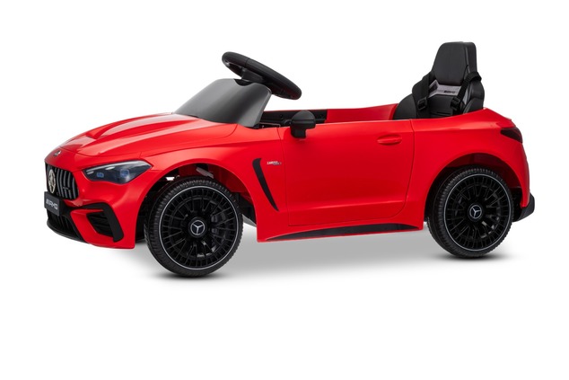Electric Ride-on car Mercedes CLE 12V with rear-wheel drive, red, Single seater, Lithium battery, LE