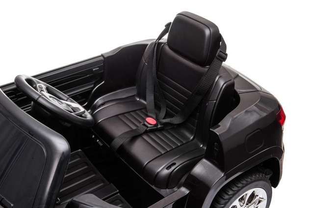 Electric Ride on Car JEEP GRAND CHEROKEE 12V, BLACK, Leather seat, 12V/7AH Battery, Opening doors, 2