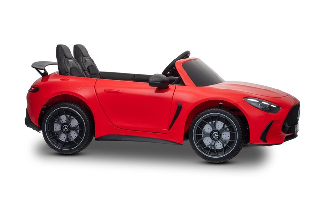 Electric Ride-on car Mercedes GT63 AMG 24V with 4x4 drive, red, Two-seater, Adjustable driver's seat