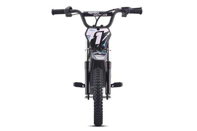 Pocket bike eléctrica para niños ROOKIE X 24V (14") | Batería de litio | Motor sin escobillas 250 W | Freno de disco