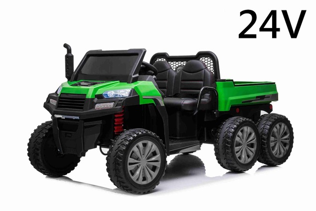 Farm electric car RIDER 6X6 24V with 4-wheel drive 4 X 100W, 24V/7Ah battery, EVA wheels, Suspension