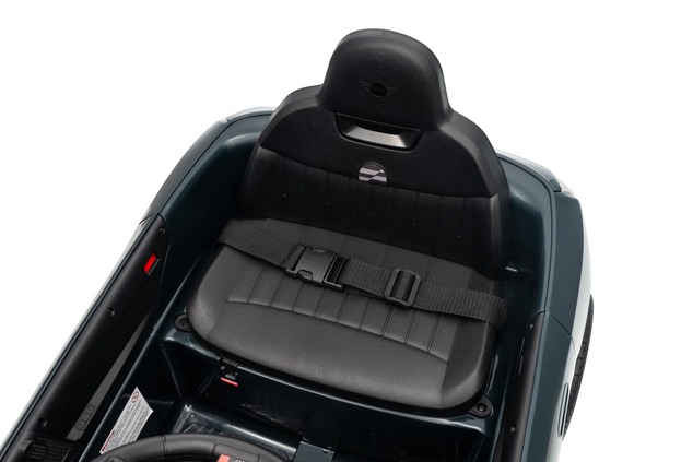 Electric Ride-on car Mini Cooper 12V, black, MP3 Player with USB and Bluetooth connection, 2.4 GHz r