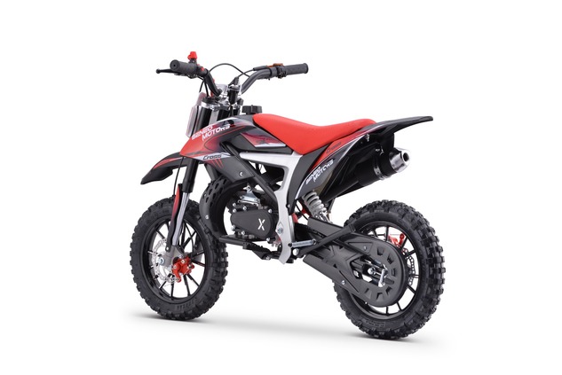 Kids Petrol Dirt Bike 50cc | Beneo Motors CROSS SX Red | Ages 4–8 | Speed Limiter