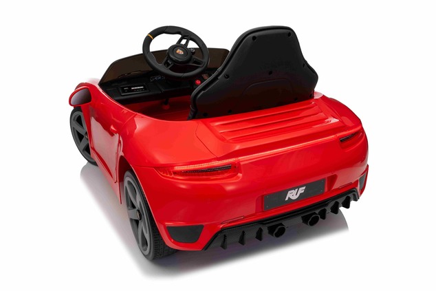 Electric Ride-on car RUF GT 12V, red, Opening doors, 2.4 GHz remote control, LED lights front and re