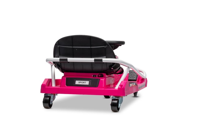 Drift kart elettrico 24V | Beneo Motors | Rosa | Motore brushless 300 W | Batteria al litio | Modali