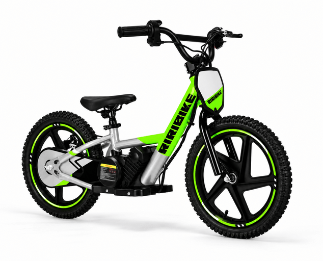 Elektrické odrážedlo 24 V, 250 W, 16" kola | Beneo Motors RIRIBIKE RTX6 S | Zelené