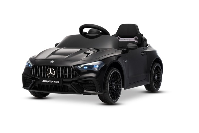 Electric Ride-on car Mercedes CLE 12V with rear-wheel drive, black, Single seater, Lithium battery, 
