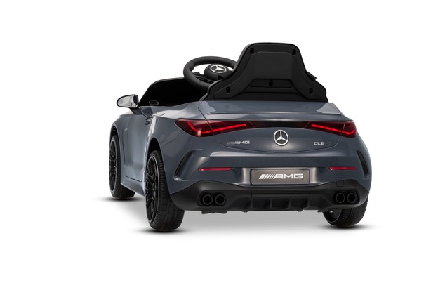 Electric Ride-on car Mercedes CLE 12V with rear-wheel drive, grey, Single seater, Lithium battery, L