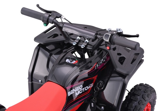 Kids Electric Mini Quad 800W | Beneo Motors Escape Red | Ages 4+ | 3-Speed Limiter