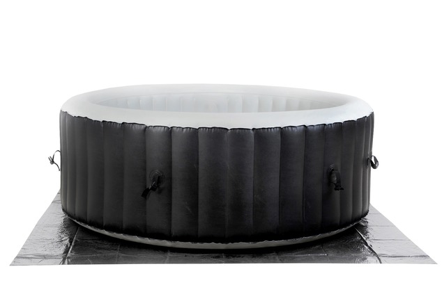 BeneoSpa NEW Portable Inflatable Bubble Spa, Hot Tube, Jacuzzi, Black-White