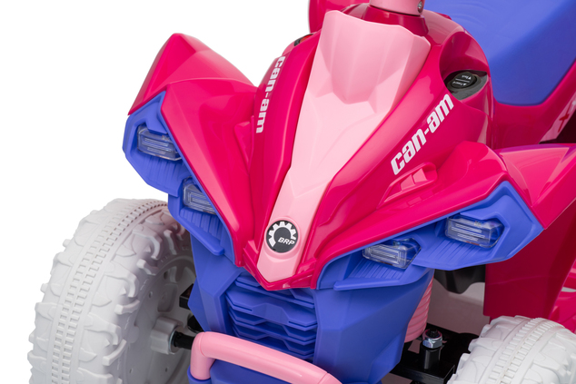 Licencovaná dětská elektrická mini čtyřkolka 25 W | Can-Am Renegade | Lithiový akumulátor 7,2 V | Růžová