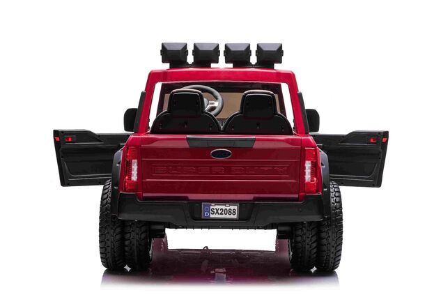 Electric Ride-On Toy Car Duty 24V red, Two-seater, 4X4 drive with high-performance 24V Engines and s