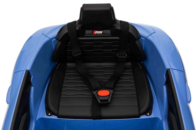 Electric Ride-on car Audi RS E-tron GT 12V, blue, wide single seat, 2.4 GHz remote control, USB / AU