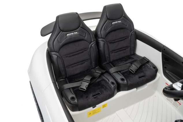 Electric Ride-on car Mercedes GT63 AMG 24V with 4x4 drive, blue, Two-seater, Adjustable driver's sea
