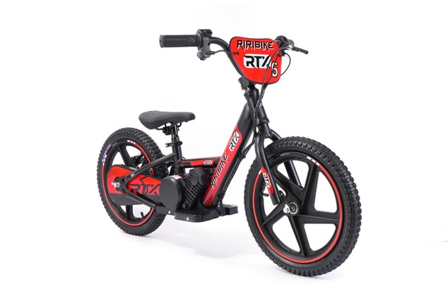 Children's electric balancer RIRIBIKE RTX6 24V (16"), red, Lithium battery, 250W motor, Disc brake, 