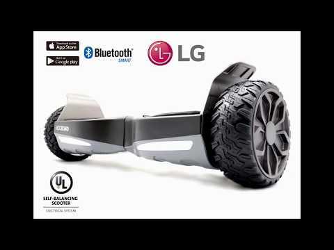 Hooboard GO! 6,5" Hoverboard tout-terrain, gyropode intelligent, certifié UL, batterie LG