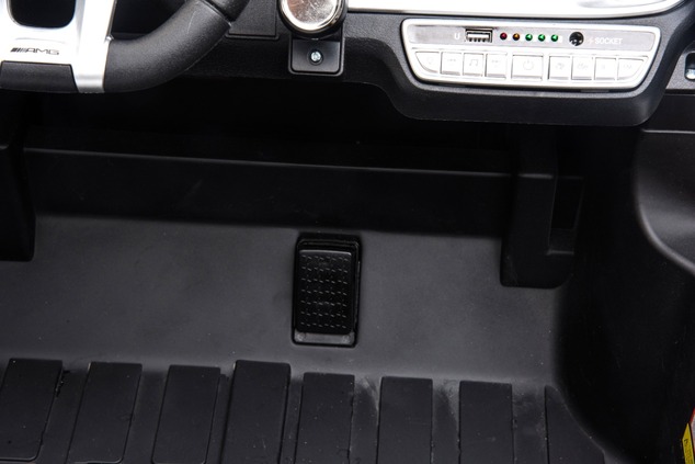 Electric Ride-on car Mercedes-Benz G63 AMG 4x4 Two-seater 24V, red, MP3 Player with USB/AUX and Blue