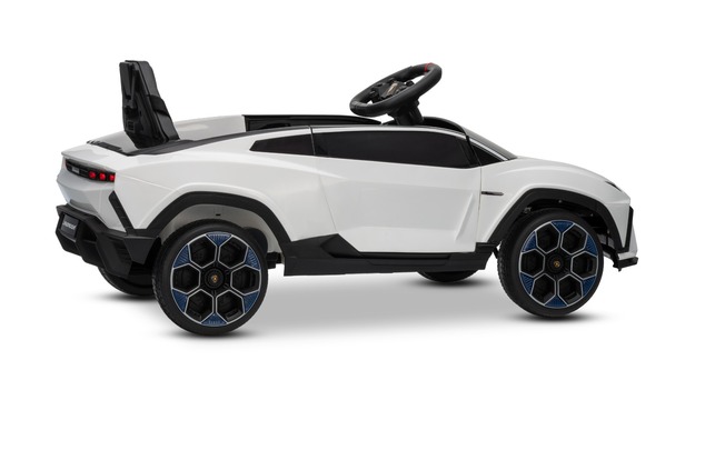 Electric Ride-on Car Lamborghini Lanzador 12V with rear-wheel drive, licensed (Single seater), white