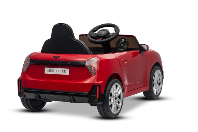 Electric Ride-on car Mini Cooper 12V, red, MP3 Player with USB and Bluetooth connection, 2.4 GHz rem