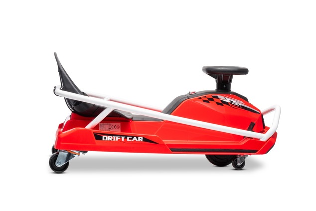 Drift kart elettrico Beneo Motors 24V, Rosso, Motore brushless 300 W, Batteria al litio, Modalità dr
