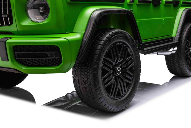 Electric Ride-on car Mercedes-Benz G63 AMG 4x4² Two-seater 24V, Green painted, MP4 Player with USB/A