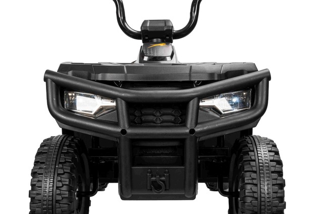 Licensed electric Ride-on quad Arctic Cat 12V with rear wheel drive, black, LED lights, Lithium batt