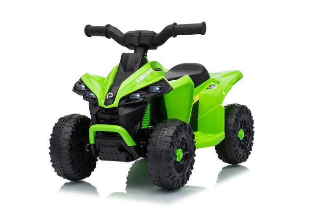 Licencovaná dětská elektrická mini čtyřkolka 25 W, lithiový akumulátor 7,2 V | Can-Am Renegade | Zelená