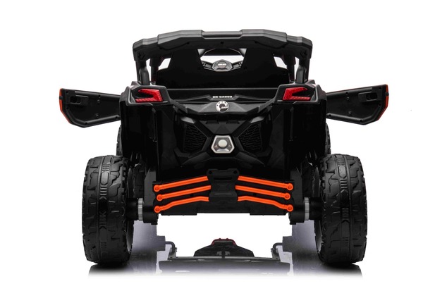 Electric Ride-on car Can-am Maverick One-seater with 4X4 drive, Orange, Independent suspension, 2.4