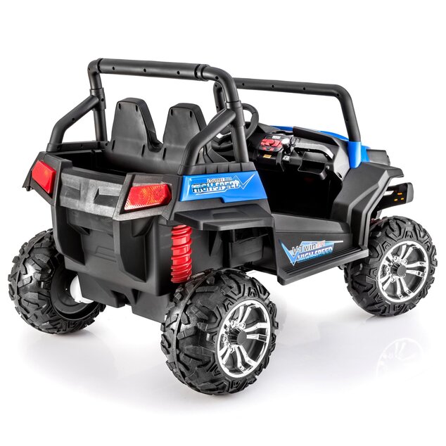 Electric Ride-On Toy Car RSX buggy 2X 12V/7Ah White - 2.4Ghz, 4 X MOTOR, remote control, two-seats i