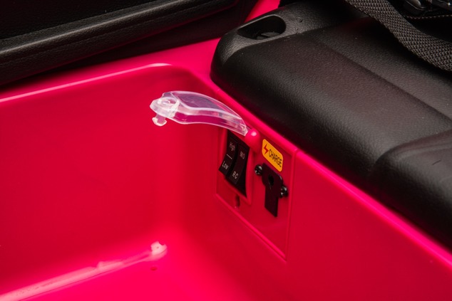 Electric Ride-on car Porsche Macan 12V Licensed with rear-wheel drive (Single seat), pink, Lithium b