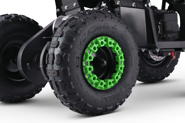 Kids Electric Mini Quad 800W | Beneo Motors Escape Green | Ages 4+ | 3-Speed Limiter