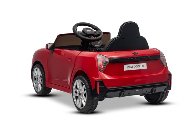 Electric Ride-on car Mini Cooper 12V, red, MP3 Player with USB and Bluetooth connection, 2.4 GHz rem