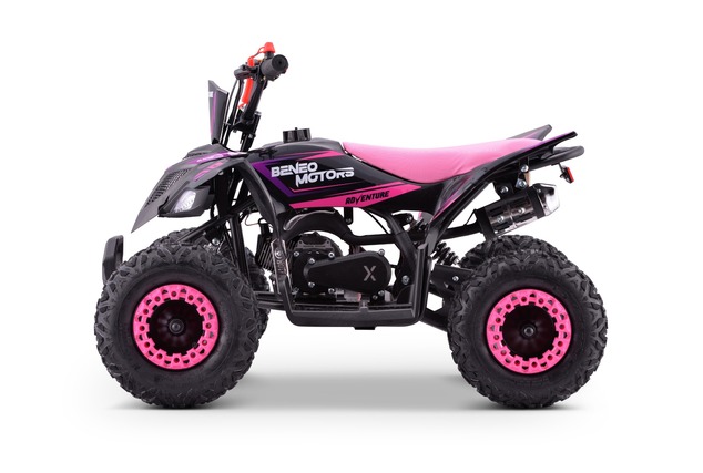 Mini quad à essence 50 cm³ | Beneo Motors Adventure | Pour enfants de 4 à 8 ans | Limiteur de vitess