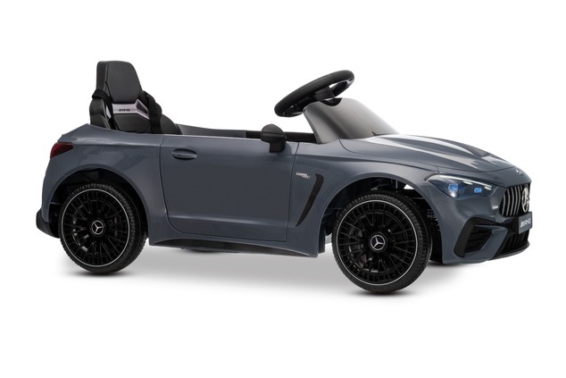 Electric Ride-on car Mercedes CLE 12V with rear-wheel drive, grey, Single seater, Lithium battery, L